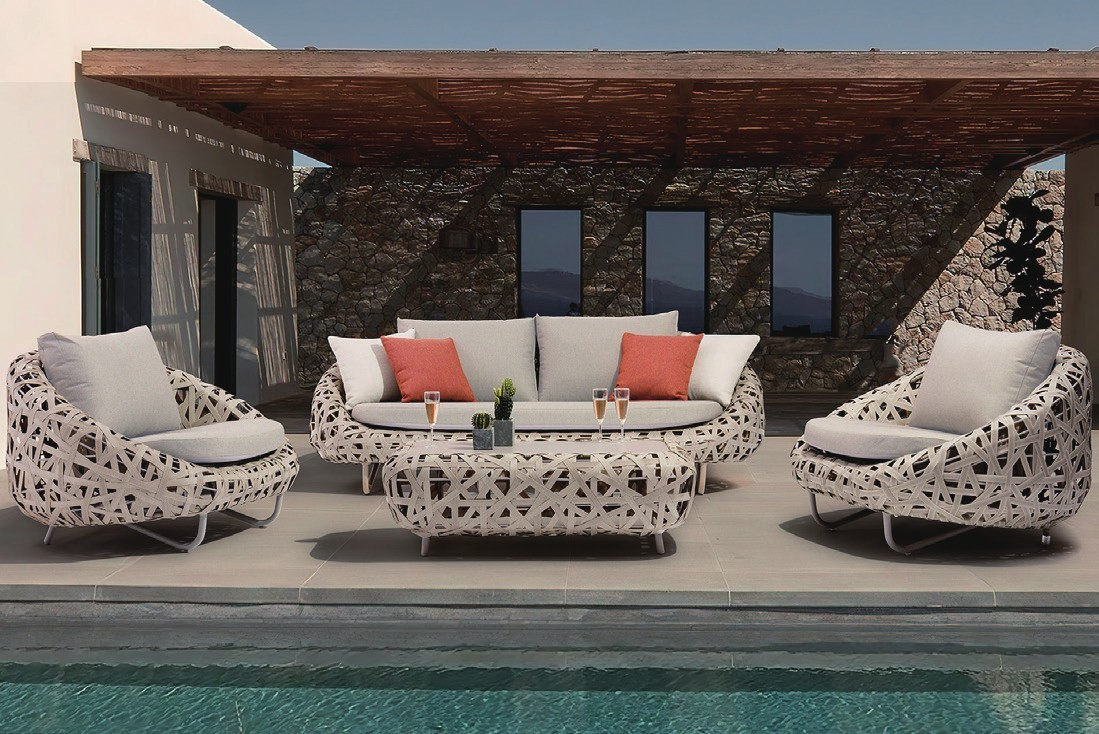 Couture Jardin Curl outdoor lounge set