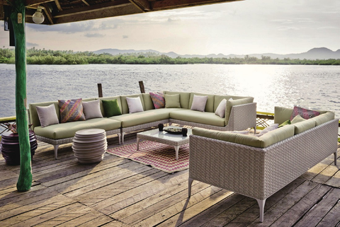 outdoor patio lounge set.