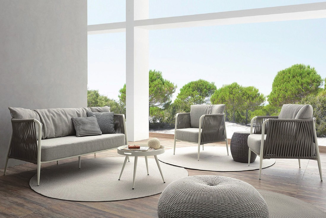 outdoor armchair and sofa set. 