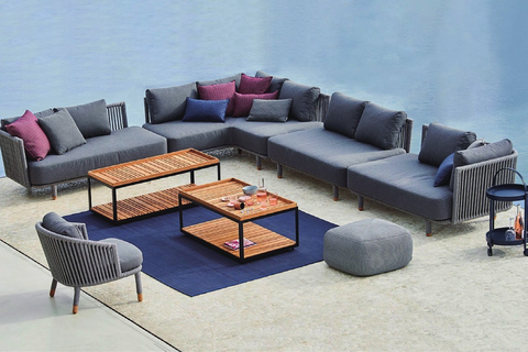 Outdoor patio lounge corner  set.