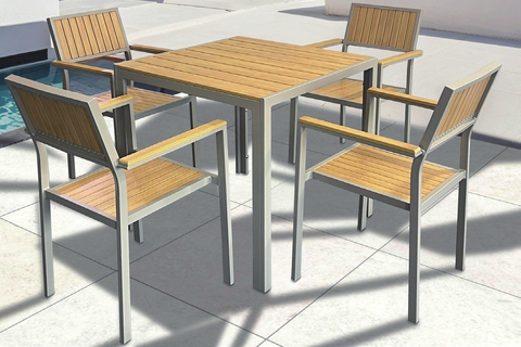 outdoor 4 seater patio dining set