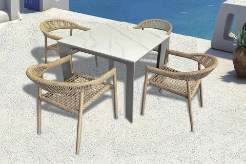 outdoor 4 seater patio dining set