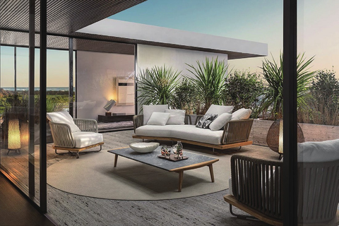 Daybed/Sunbed with armchair
