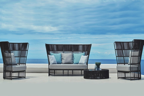 Tibidabo High Back Sofa