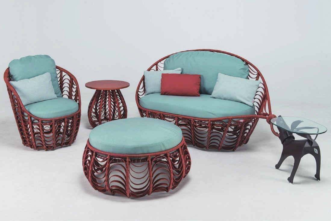 outdoor seating set