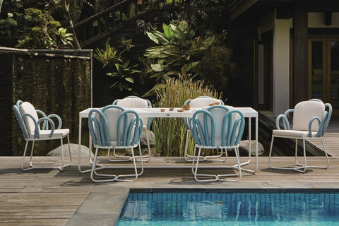 6-seater outdoor patio dining set