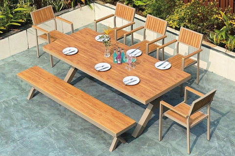 outdoor dining table set