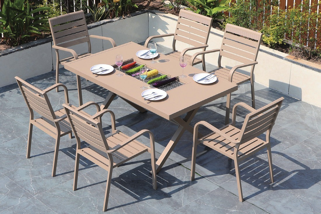 6 seater patio dining set