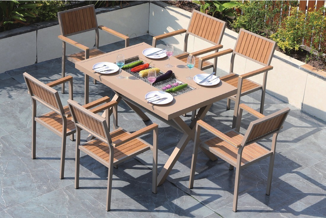 6 seater patio dining set