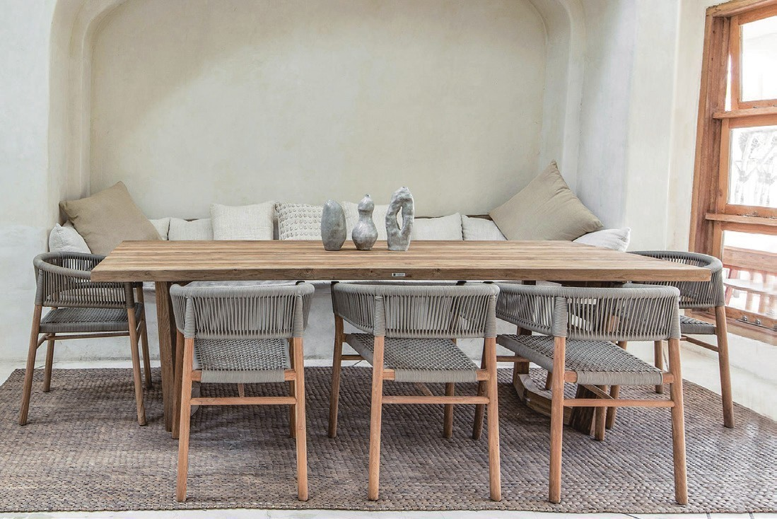 8 seater patio dining set with Armchair