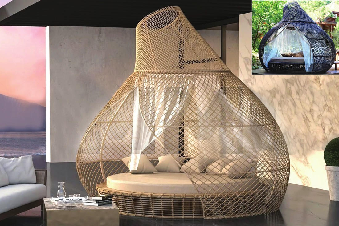 rattan outdoor daybed