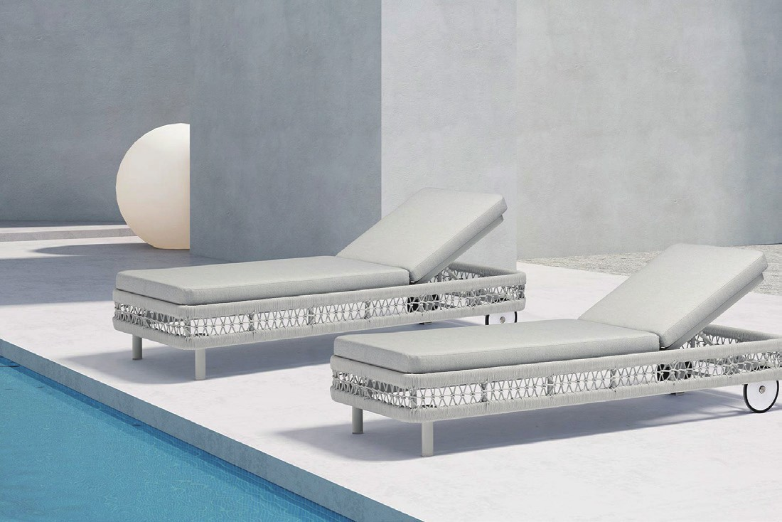 adjustable chaise lounge.